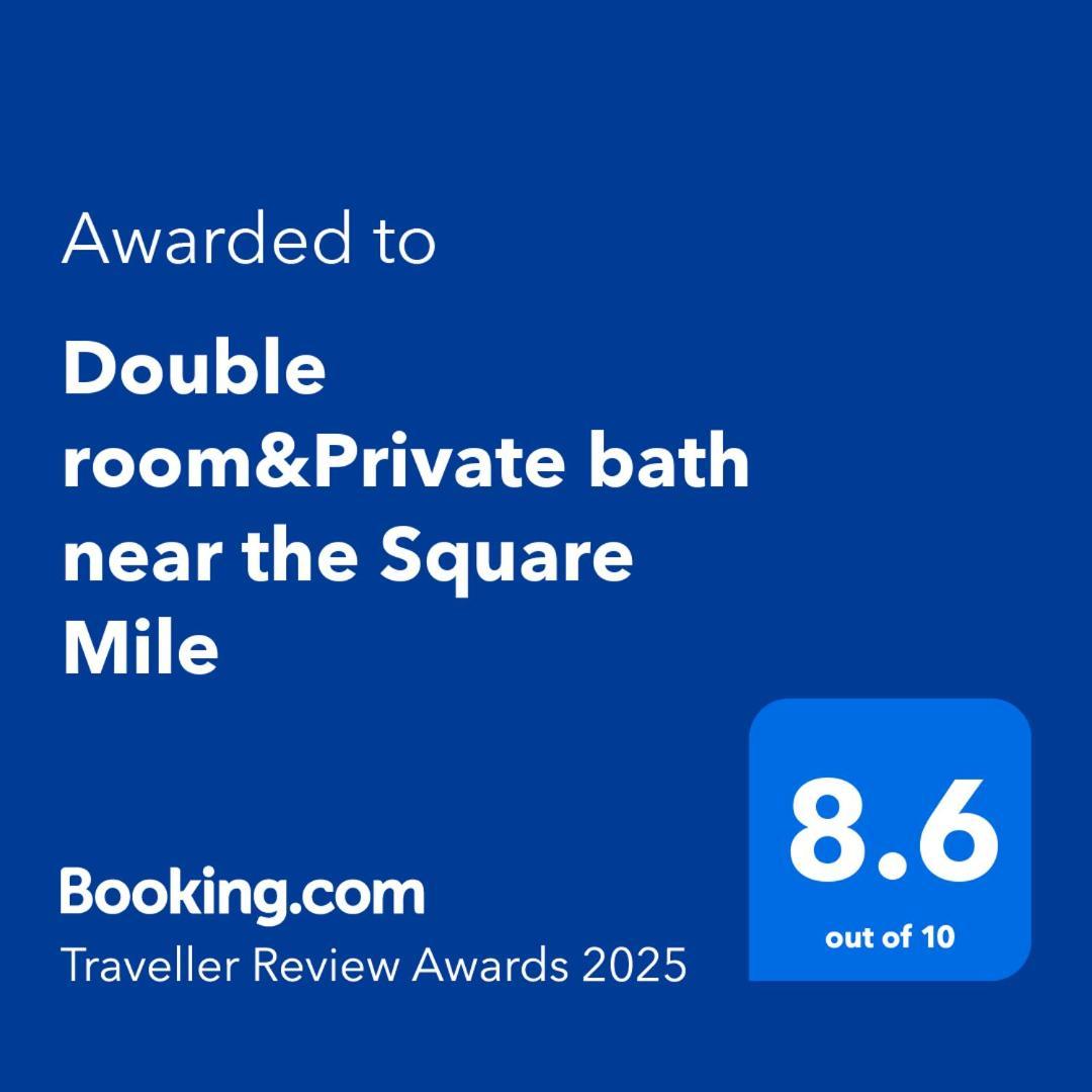 Double Room&Private Bath Near The Square Mile Londyn Zewnętrze zdjęcie